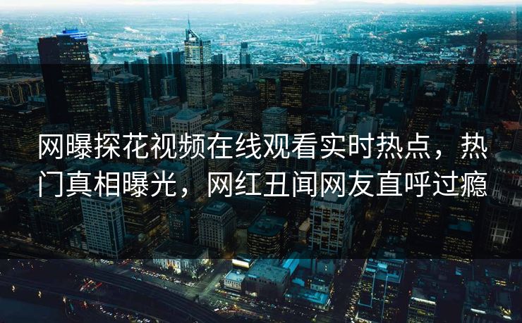 网曝探花视频在线观看实时热点，热门真相曝光，网红丑闻网友直呼过瘾  第1张
